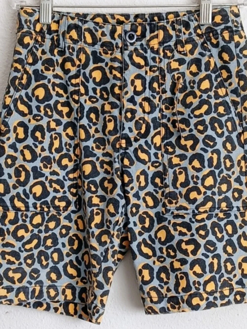 Asos Blue Leopard Shorts Size 26 Streetwear